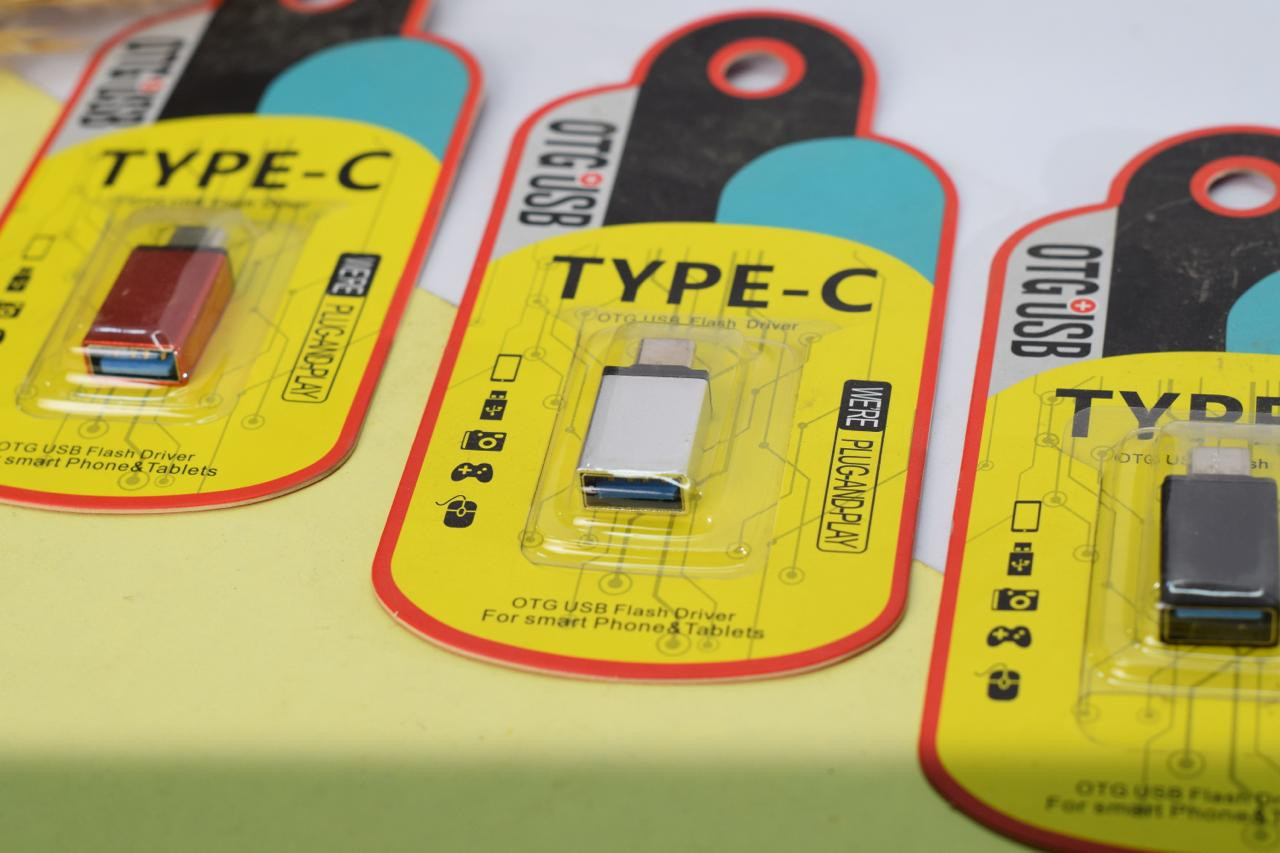 وصلة otg معدن تايب سي